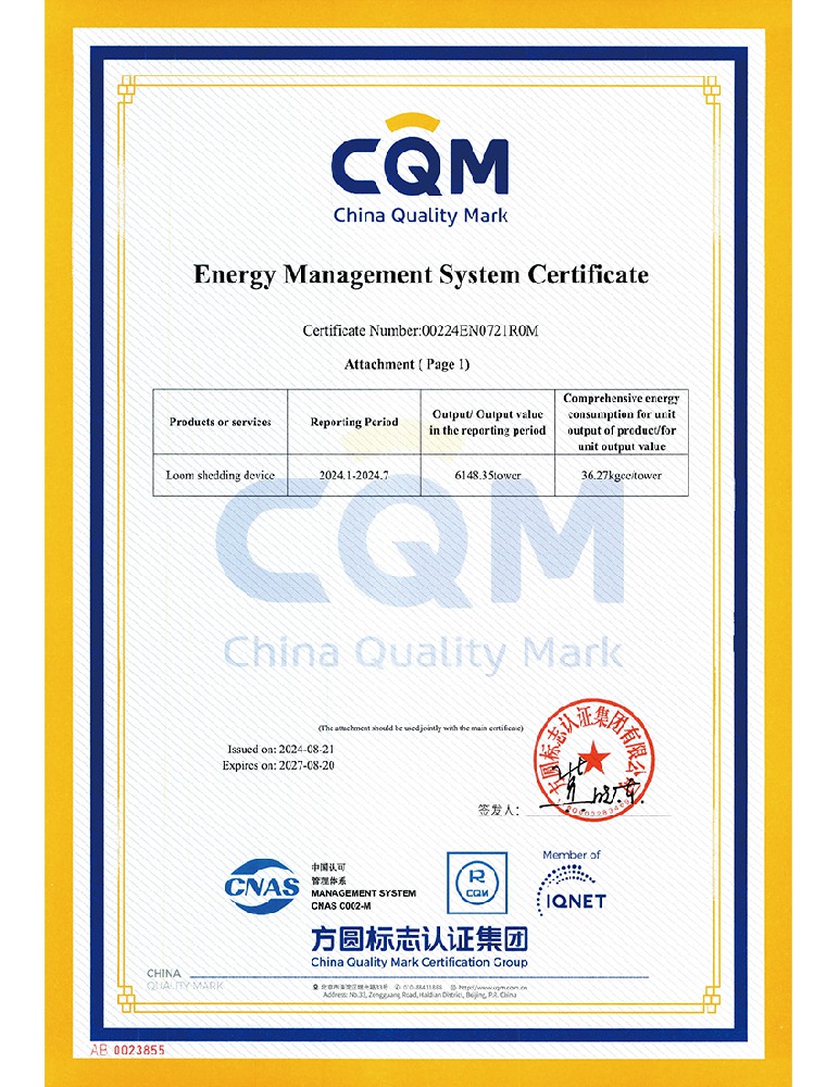 Energy Management System Certificate